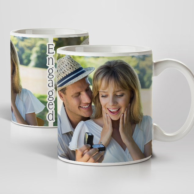 Engaged Mugs (Photo Upload)