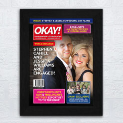 Spoof Engagement Magazine Cover