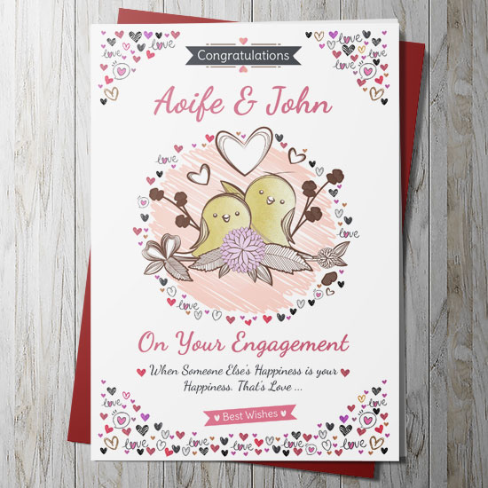 Engagement Card (Personalised)