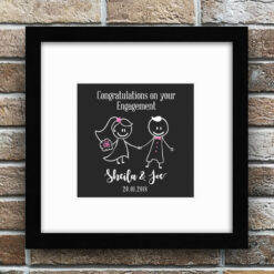 Mr and Mrs Engagement Present