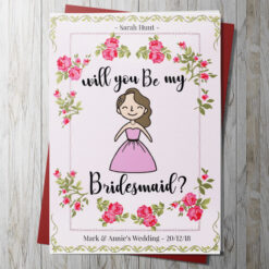 Will you Be my Bridesmaid? - Personalised Card