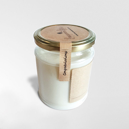 Love Birds Engagement Candle