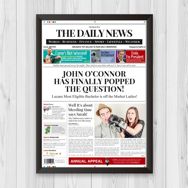 Personalised Daily News Cover