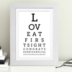 Love at First Sight Personalised Print
