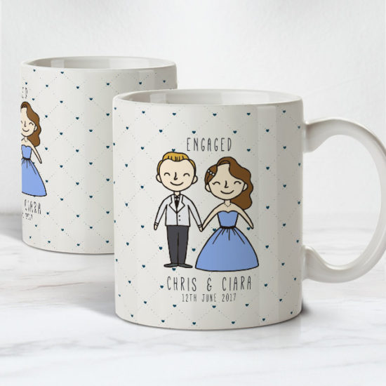 Engaged and Happy Mugs