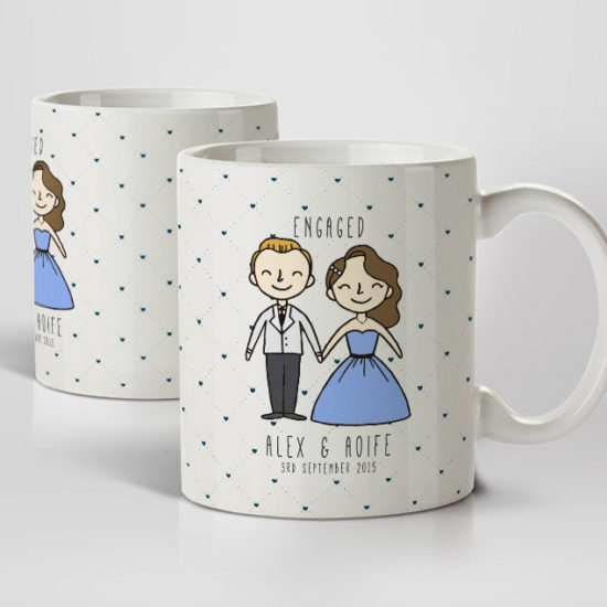 Engaged and Happy Mugs