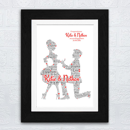 On One Knee Personalised Print