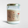 Love You Engagement Candle