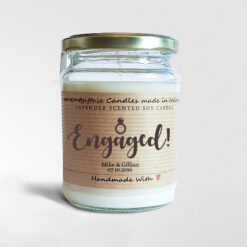 Soy Engaged Candle (personalise)