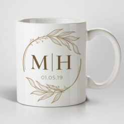 Floral Engagement Mug