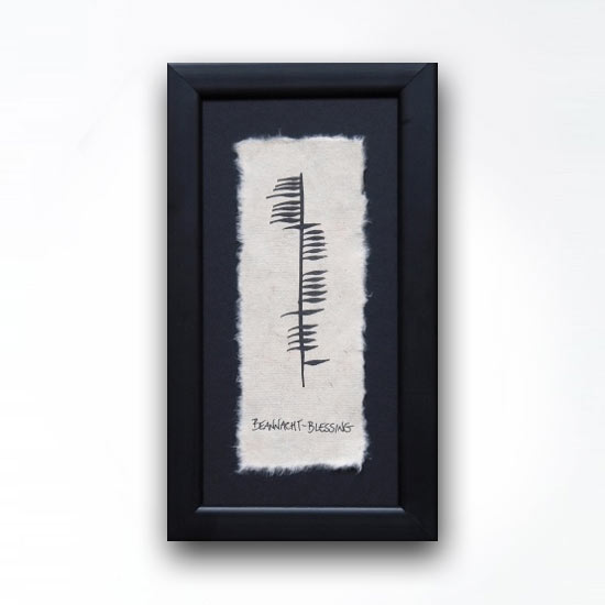 Blessing in Ogham