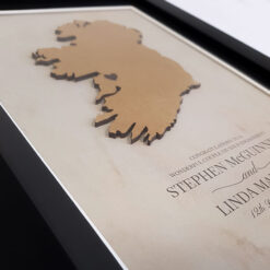 Bespoke 3D Wood Where We Got Engaged