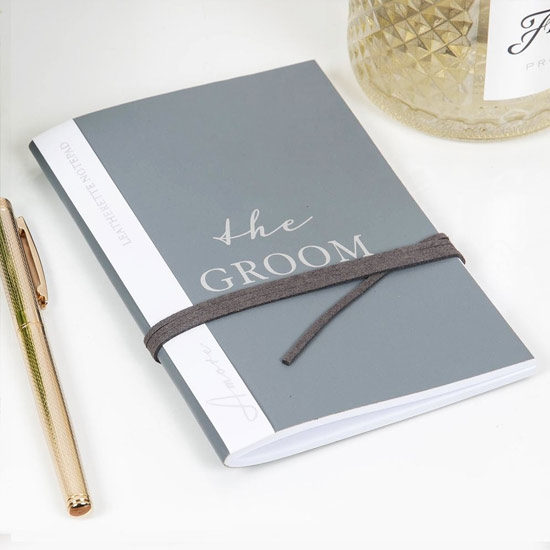 Leatherette The Groom A6 Notebook