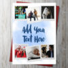 6 Photo Upload Card With Your Own Message