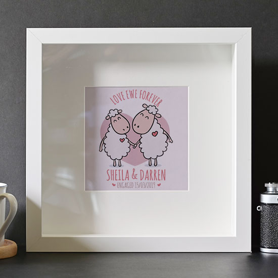 Love Ewe Forever Framed Print