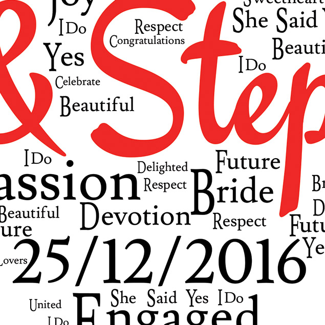 Names in Heart Engagement Gift - Image 2