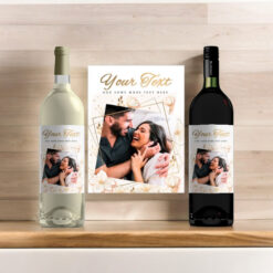 Personalised Photo Upload Wine