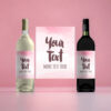 Your Own Text Wine – Red