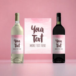 Your Own Text Wine – Red