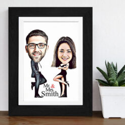 Mr & Mrs Caricature
