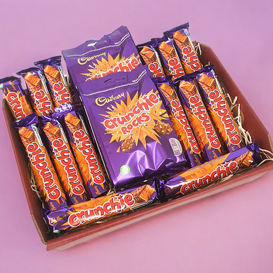 The Crunchie Bar Lovers Hamper Chocolates Delivered Ireland