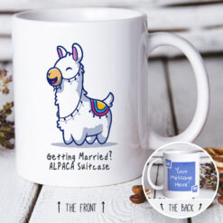 Alpaca Suitcase Mug