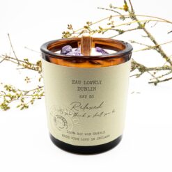 Luxury Eau So Relaxed Candle with Gemstones
