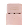 Pink Velvet Beautiful Bridesmaid Jewellery Box