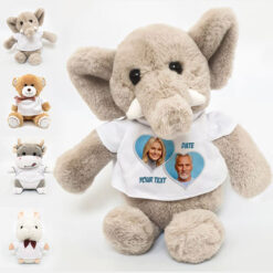 Add Your Own Photo Teddy - Design 3 - x2 photos