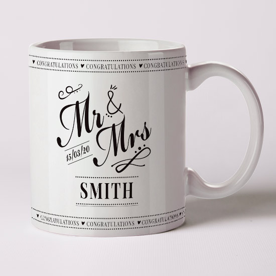 Mr & Mrs Mug (Personalise) - Image 2