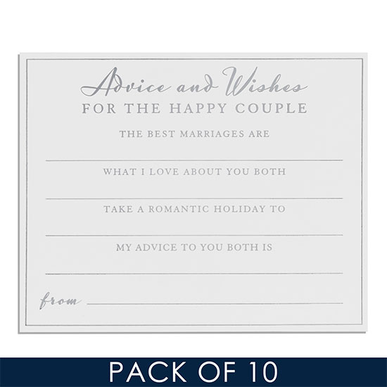 Wedding Advice Cards