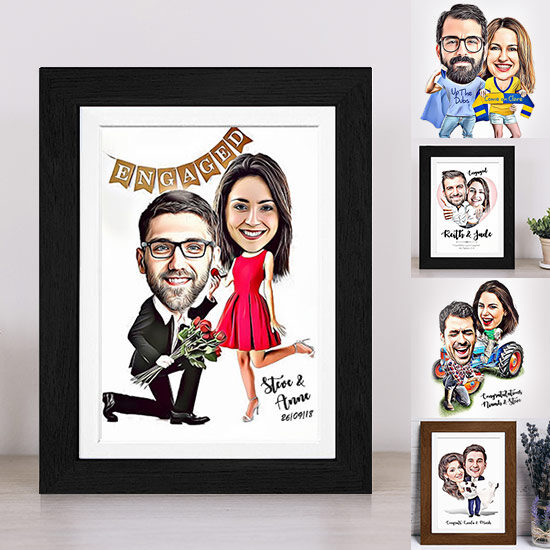 Engagement Caricatures