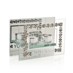 Always & Forever You & Me Double Tea Light Holder