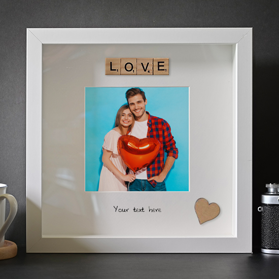 Love Scrabble Box Frame Gift