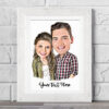 2 Person Portrait Style Caricature