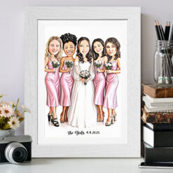 Custom Caricature for 5 People