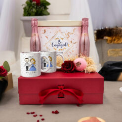 Sweethearts surprise engagement hamper