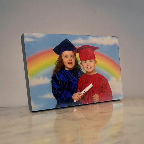Personalised Wooden Photo Block 10cm x 15cm