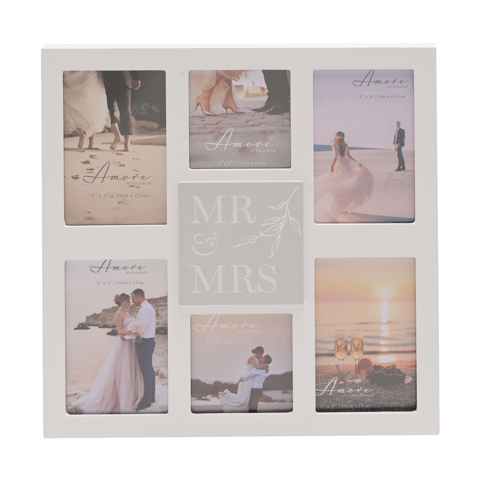 Multi Photo Mr & Mrs Photo Frame