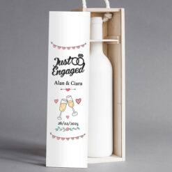 Just Engaged Wine Box Personalised
