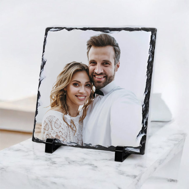 Personalised Photo Slate With Glossy Finish2