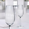Mrs. Champagne Flute (Personalised Single Flute)