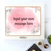 Add Your Own Message Chocolate Box - Red