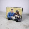 Large Personalised Rectangular Photo Slate With Gloss Finish